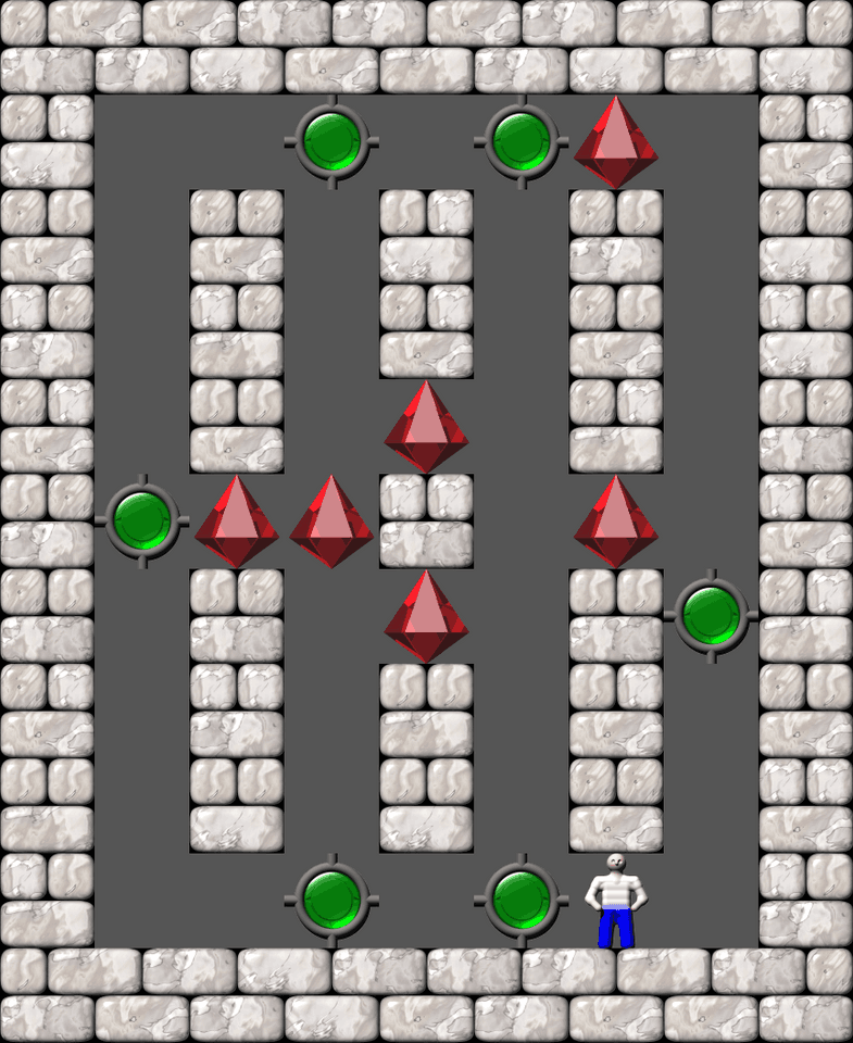 Sokoban Bugs550 collection level 383